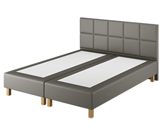 Boxspring Coventry Cabernet Anthracite - 90x200 cm
