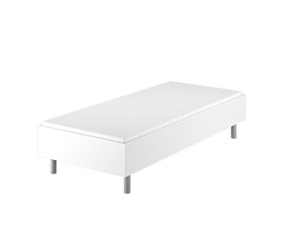 Lit German Confort Blanc - 90x200 cm
