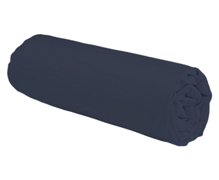 Drap-housse Satin Marine Bonnet 35 - 160x200 cm