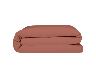 Housse de couette Coton Terracotta - 220x240 cm