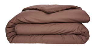 Housse de couette Coton Taupe - 240x260 cm