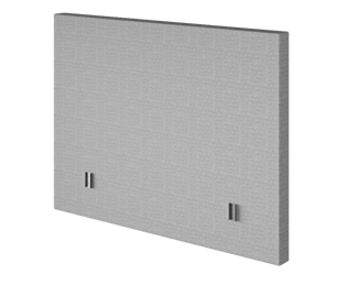 Tête de lit Kahaia Page Ashgrey 180 - H100 cm