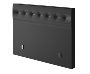 Tête de lit Kalmia S Noir 200 - H100 cm