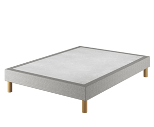 Sommier Tapissier Calla Deco Ashgrey - 140x190 cm