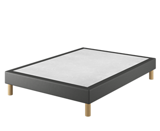 Sommier Cosmos Deco Noir - 160x200 cm