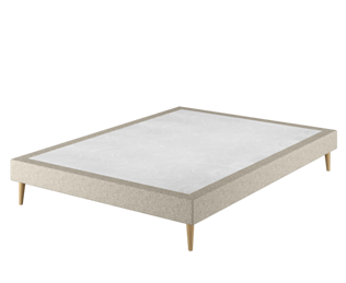 Sommier Tapissier Cirse Deco Beige - 140X190 cm