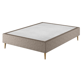 Sommier Tapissier Cronos Taupe - 140x200 cm