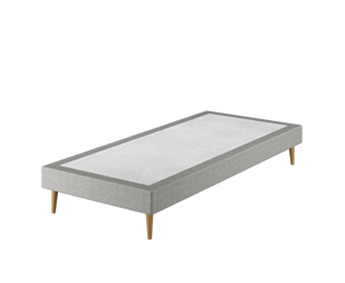 Sommier Tapissier Cirse Deco Ashgrey - 80x200 cm