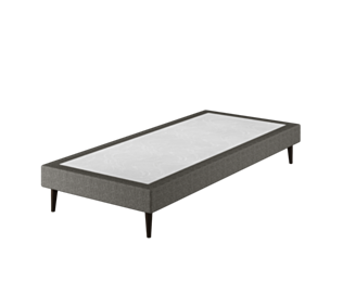 Sommier Tapissier Cirse Deco Gris - 120x190 cm