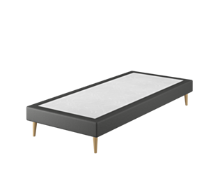 Sommier Tapissier Cirse Deco Noir - 70x190 cm
