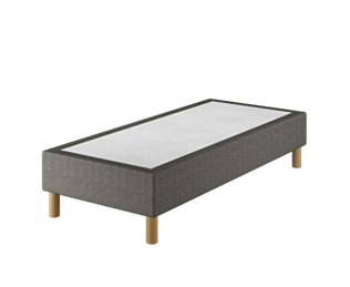 Sommier Tapissier Cronos Gris - 80x200 cm
