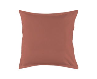 Taie d'oreiller Coton Terracotta - 63x63 cm
