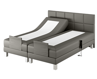 Boxspring Eton Electrique Cabernet Anthracite - 90x190 cm