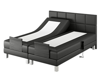 Boxspring Eton Electrique Cabernet Noir - 200x200 cm