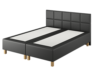 Boxspring Forbes Cabernet Noir - 200x200 cm