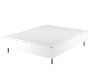 Lit German Confort Blanc - 160x200 cm