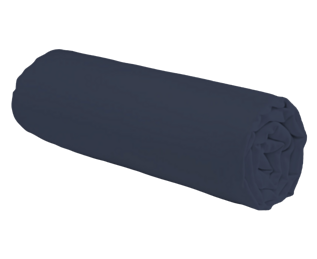Drap-housse Satin Marine Bonnet 35 - 160x200 cm
