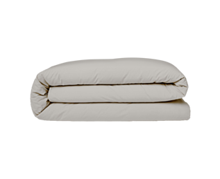 Housse de couette Percale Gris Clair - 220x240 cm