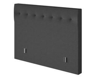 Tête de lit Kalmia Gris 200 - H100 cm