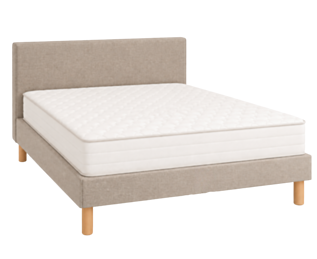 Ensemble literie Leon beige- 140x190 cm 