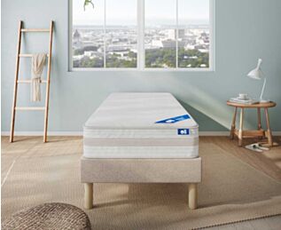 Matelas Ressorts ensachés Aerovisco à mémoire de forme 90x190 cm 
