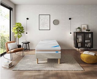 Matelas 90x190 - confort moelleux / ressort ensaché