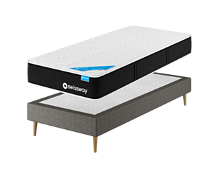 Ensemble Newport / Calla Deco Gris  90x190 cm