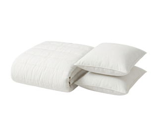 Pack Oreiller 
Pack couette + oreillers 
Fabrication française 