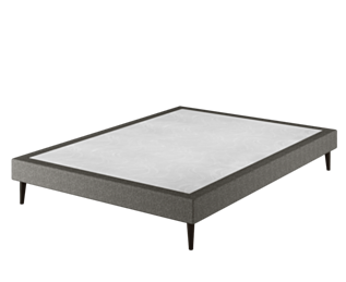 Sommier Tapissier Cirse Deco Gris - 160x200 cm
