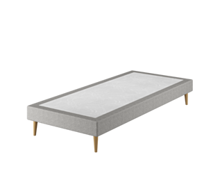 Sommier Tapissier Cirse Deco Ashgrey - 90x200 cm