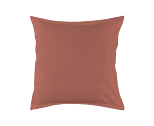 Taie d'oreiller Coton Terracotta - 63x63 cm