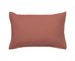 Taie d'oreiller Coton Terracotta - 50x70 cm