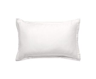 Taie d'oreiller percale Blanc - 50x70 cm