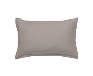 Taie d'oreiller percale Gris Clair  - 50x70 cm