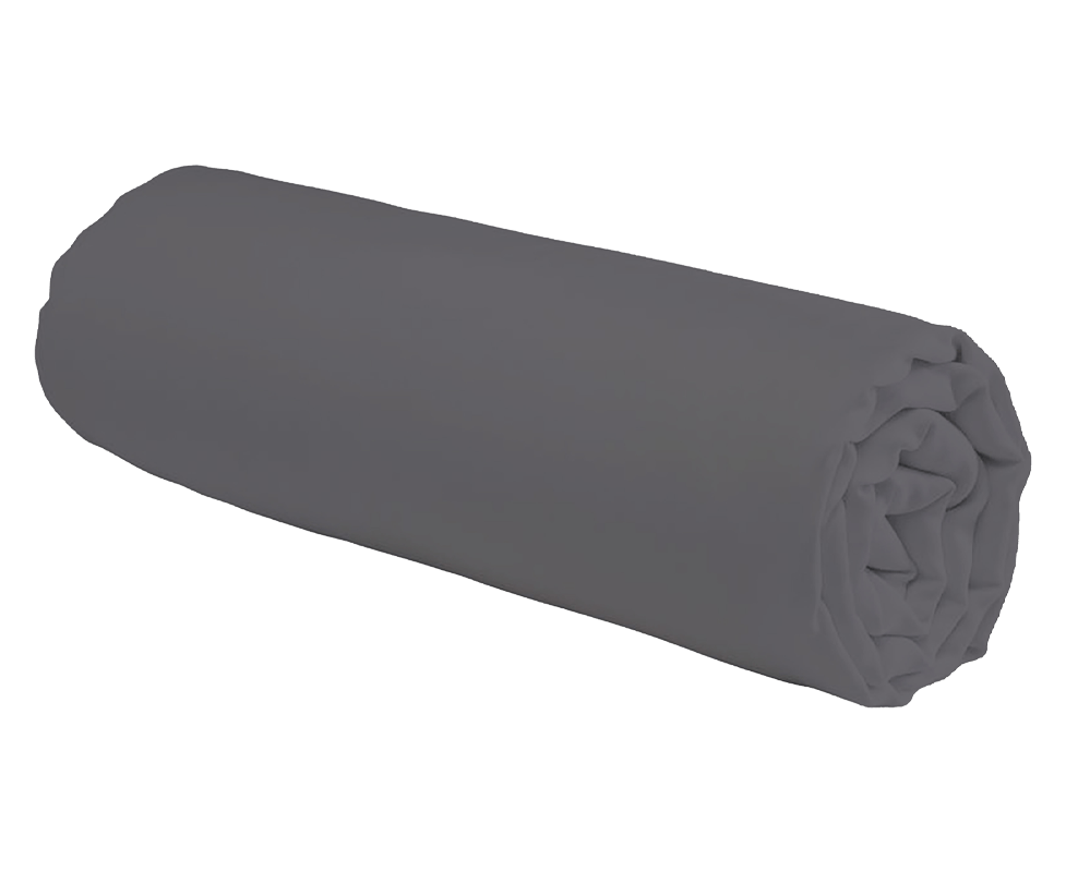 Drap-housse Coton Zinc Bonnet 25 - 140x190 cm - Le Roi du Matelas