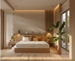 Matelas à ressort ensaché pro hotel 140x190 cm 