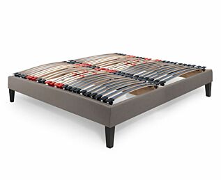 Sommier électrique Essentiel Plus Gris – 140x200 cm (2 couchages 70x200 cm) 