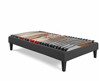 Sommier électrique Essentiel Plus gris - 90x200 cm