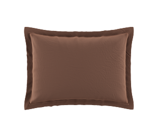 Taie d'oreiller Coton Taupe - 40x60 cm