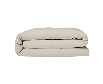 Housse de couette Satin Beige - 220x240 cm