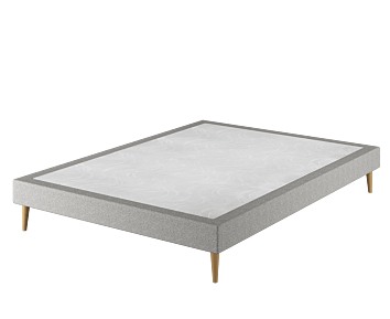 Sommier Tapissier Cirse Deco Ashgrey - 140x190 cm