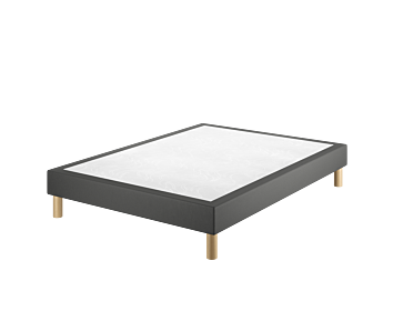 Sommier Calla Deco Noir - 140x190 cm