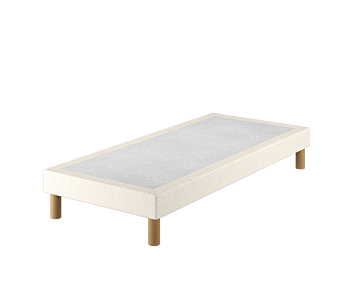 Sommier Cirse Deco Boucle Blanc - 70x200 cm