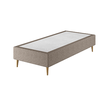 Sommier Tapissier Cronos Taupe - 90x200 cm