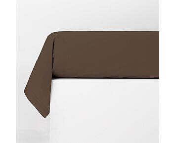 Taie de traversin rond Taupe - 85x180 cm